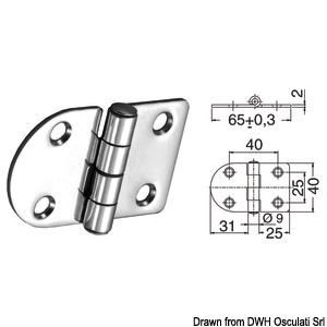 Scharnier 2mm